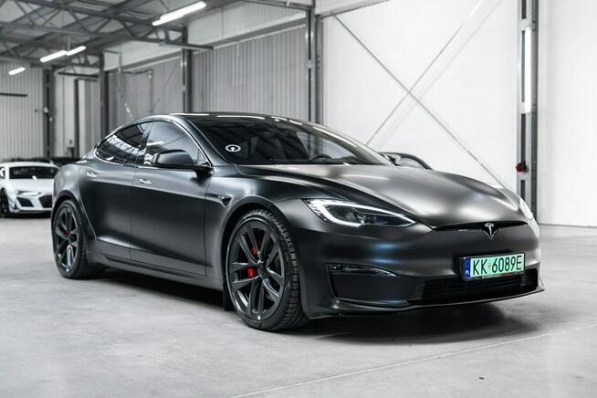 Tesla Model S Plaid 1020 KM. Tylko 17 000 km. Gwarancja. Bezwypadkowa. 1 właściciel.