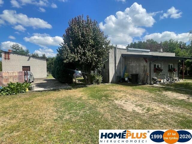 Dom z halą na dużej działce budowlano-usługowej