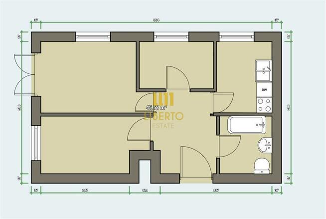 Okazja ! Trzy pokoje z balkonem, Saska Kępa