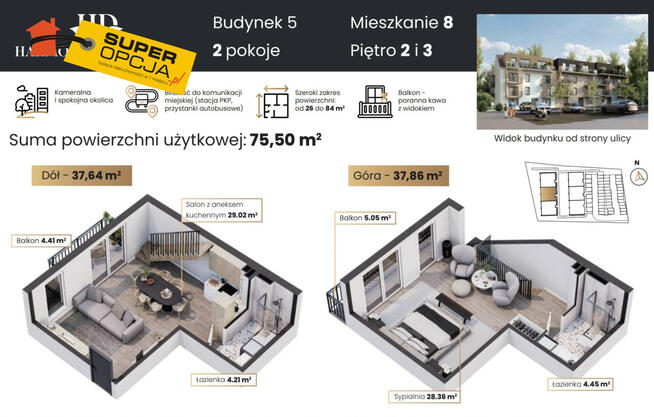 Mieszkanie Kraków gm. Kraków-Śródmieście Dąbie, Macieja Dębskiego