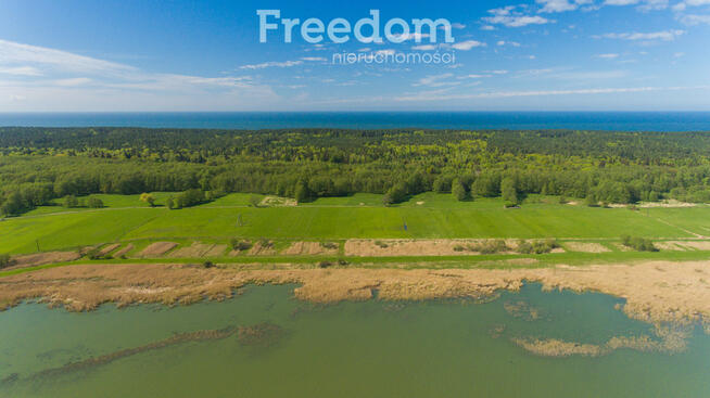 Działka w Krynicy Morskiej z widokiem na Zalew