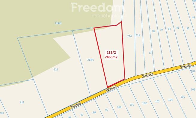 Działka w Krynicy Morskiej z widokiem na Zalew