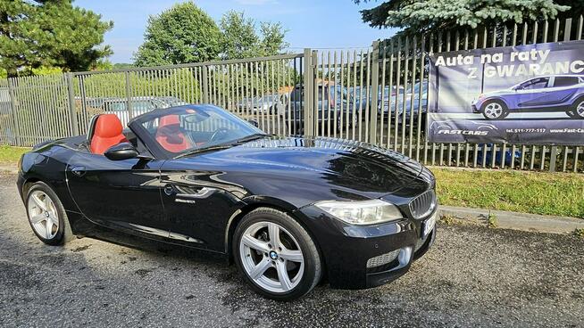 BMW Z4 cabrio czarna na raty wynajem bez BIK od FastCars