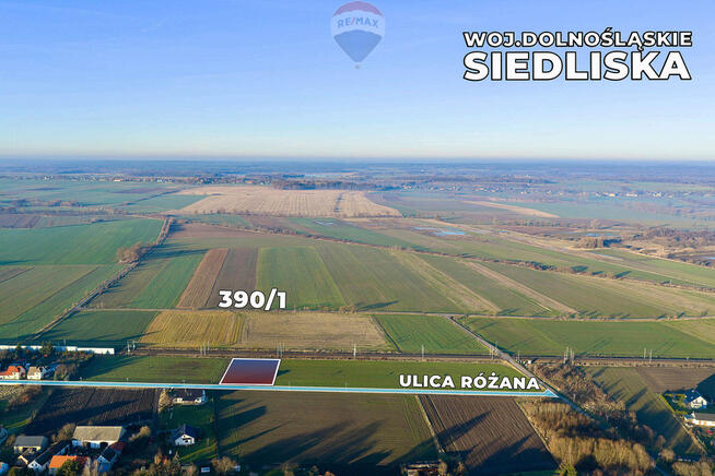 Działka 2.500 m², możliwość zabudowy mieszkaniowej