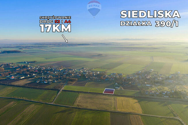 Działka 2.500 m², możliwość zabudowy mieszkaniowej