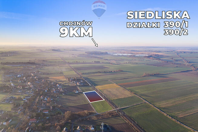 Dwie działki 6.859 m² w pobliżu Legnicy