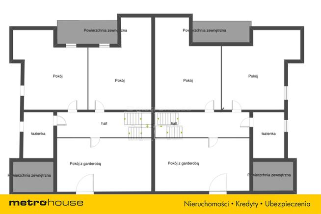 Połowa bliźniaka, garaż, stan surowy otwarty