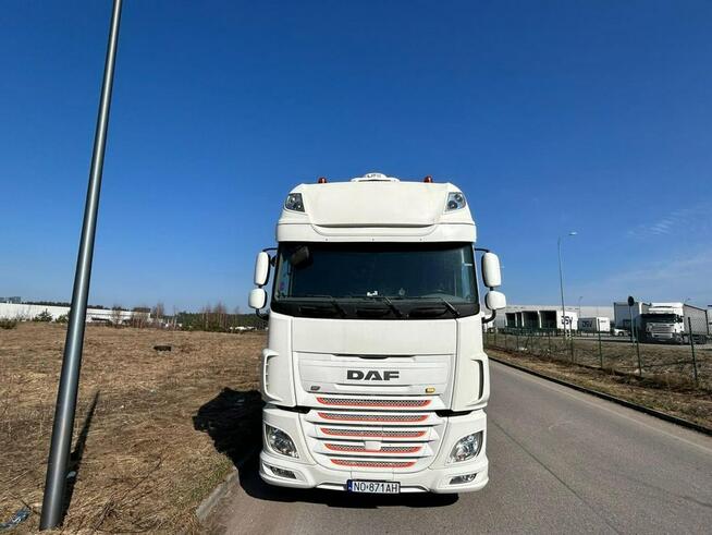 DAF XF 480 FT Zestaw z platformą Mega Schmitz , skosy, najazdy , twist-lock.