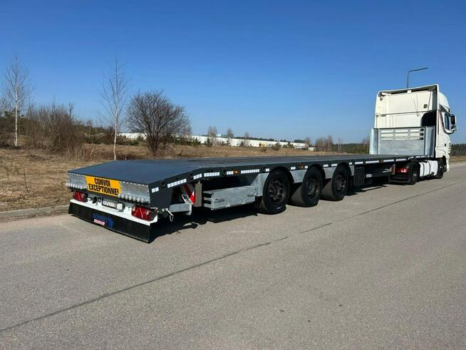DAF XF 480 FT Zestaw z platformą Mega Schmitz , skosy, najazdy , twist-lock.