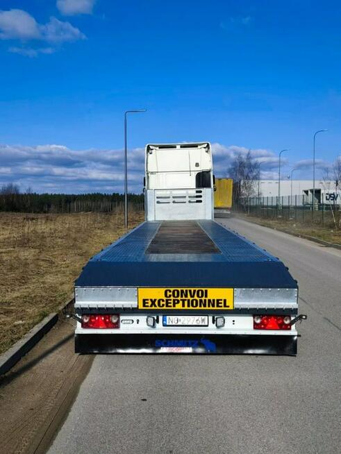DAF XF 480 FT Zestaw z platformą Mega Schmitz , skosy, najazdy , twist-lock.