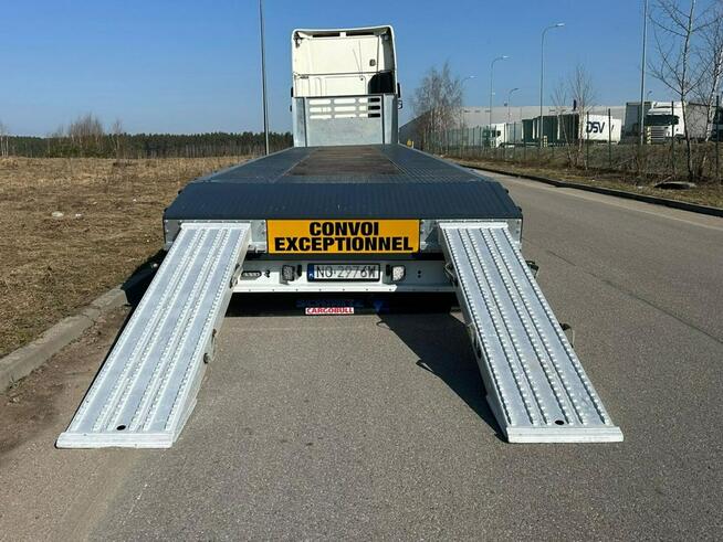 DAF XF 480 FT Zestaw z platformą Mega Schmitz , skosy, najazdy , twist-lock.