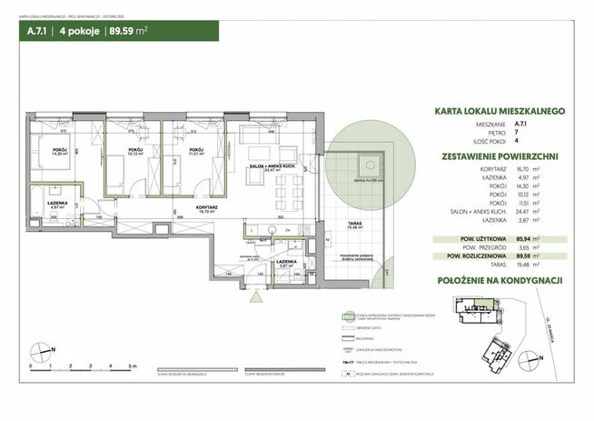 Mieszkanie Sopot Przylesie, 23 Marca