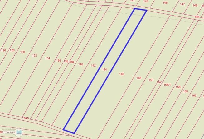 Działka leśna Pierzchnica Osiny