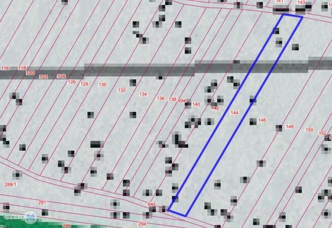 Działka leśna Pierzchnica Osiny