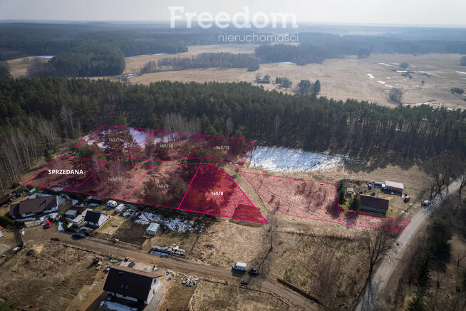 Działka 1378 m² przy jeziorach – Nowa Wieś