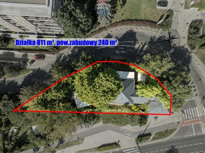 Obiekt 240 m2 na działce 810 m2 Górny Mokotów