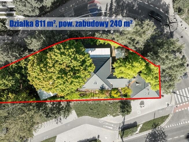 Obiekt 240 m2 na działce 810 m2 Górny Mokotów