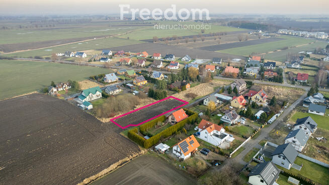Działka budowlana 1385 m2 - 20 minut do Gdańska !