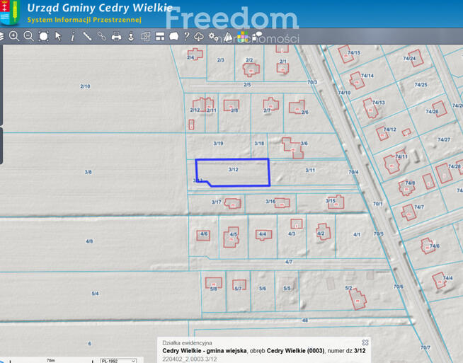 Działka budowlana 1385 m2 - 20 minut do Gdańska !