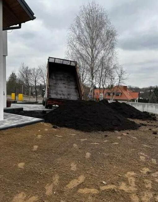 Przesiany Czarnoziem Ziemia Ogrodowa do ogrodu i Trawe Dowóz
