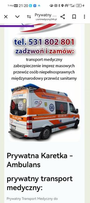 Transport Medyczny Łódź 24h – kraj, Europa.