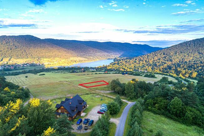 Działka budowlana 1428m2, piękny widok, Beskid Niski