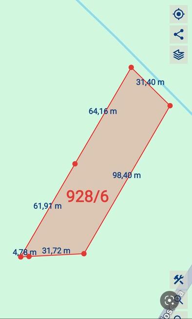 Piękna działka 3650m2 Brynica 9km od Kielc , WZ budowlana ,
