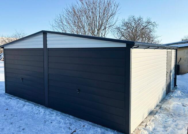 Promocja! Garaż blaszany RAL| 6x5 | profil 40x60 w cenie!