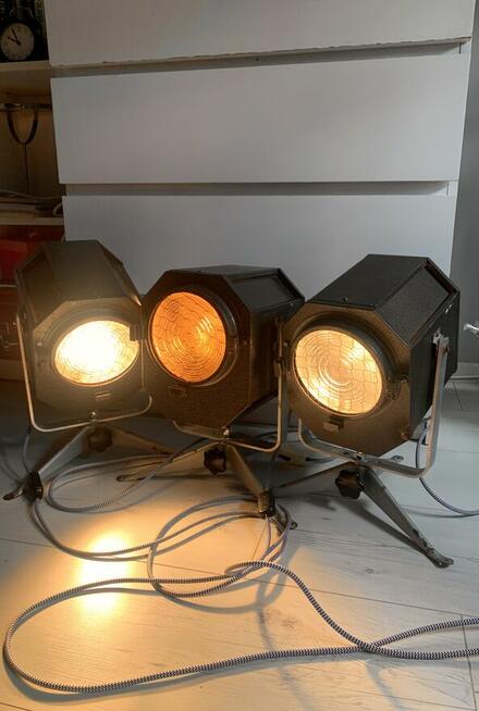 Lampa z okresu PRL teatralna LOFT