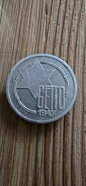 20 i 10 marek 1943r getto łódzkie Oryginalne Certyfikat