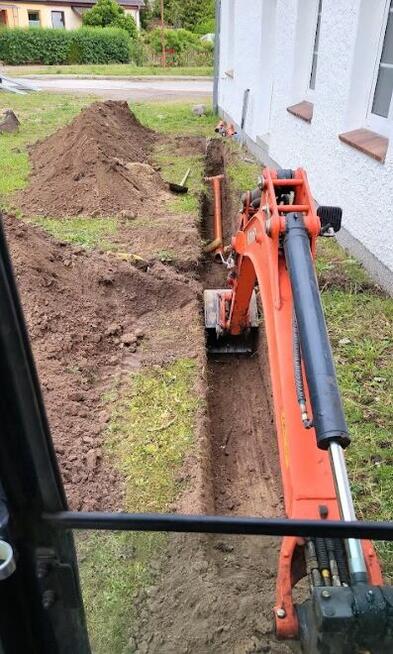 Ziemia Ogrodowa KOPARKA Wykopy Transport Wyburzenia Kopani