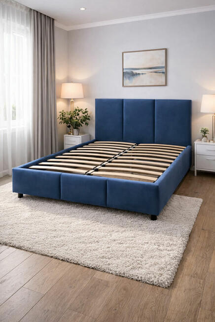 Łóżka sypialniane, tapicerowane