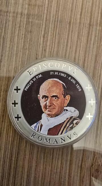 Medal Papież Paweł VI Posrebrzany