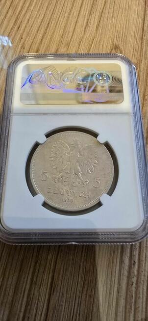 5zł 1930r Sztandar Ag Grading NGC