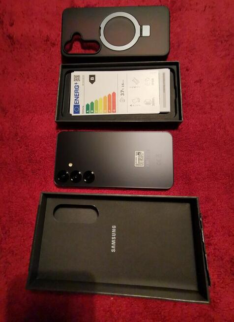 Samsung Galaxy S25 256GB Blue Black NOWY Oryg.Ładowarka Etui