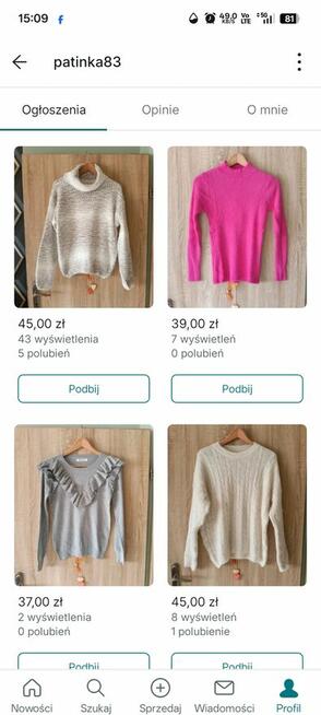 Odzież damska nowa nie secondhand