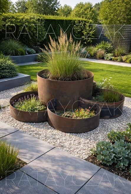 Klomb Donica Podwyższone Rabaty CORTEN POD WYMIAR PRODUCENT