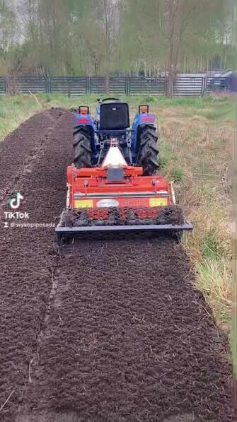 Usługi glebogryzarka separacyjną z mini traktorem
