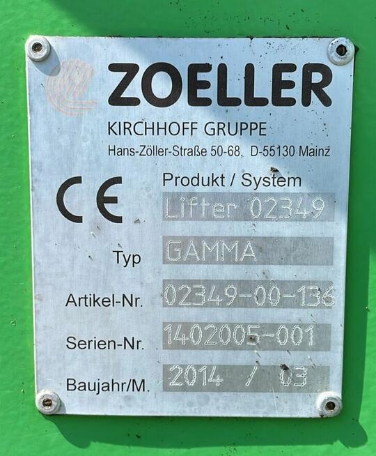 Volvo FE 320 śmieciarka Zoeller 20m3 EURO 6