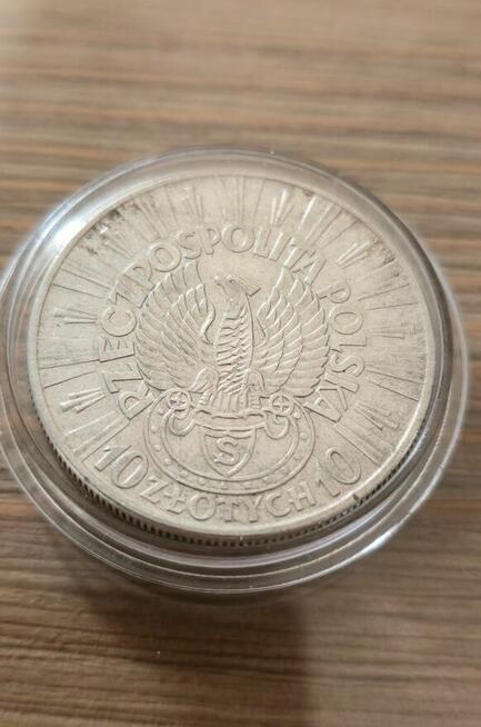 10zł 1934r Piłsudski orzeł strzelecki Ag