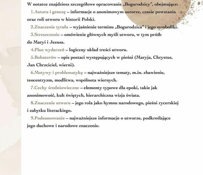 Notatki do matury z języka polskiego!