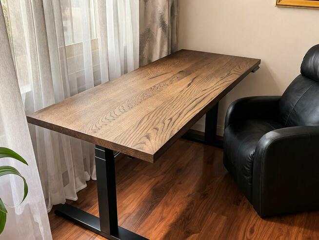 OKAZJA! Biurko elektryczne VASAGLE na kółkach – powystawowe