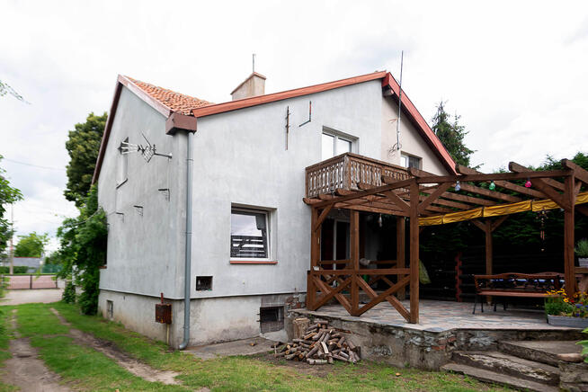 Bliźniak na dużej działce w Pasłęku