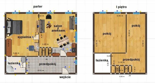 Mieszkanie w dworku Księginice Łagiewniki