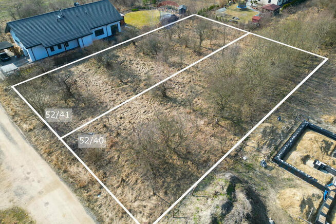 DWIE DZIAŁKI BUDOWLANE Z MPZP I WSZYSTKIMI MEDIAMI