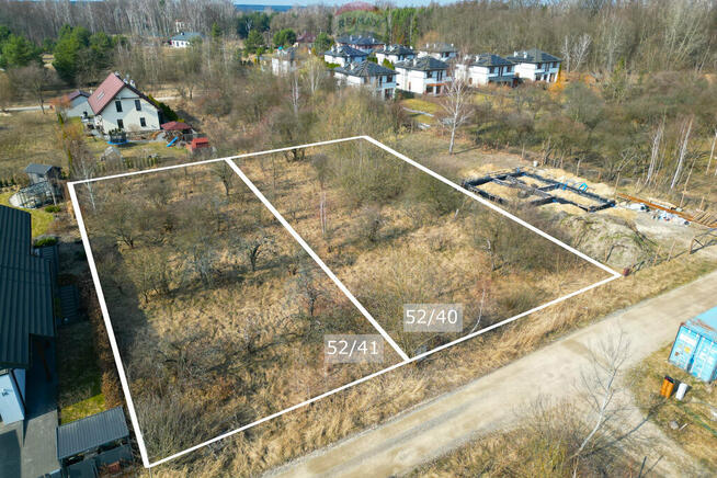 DWIE DZIAŁKI BUDOWLANE Z MPZP I WSZYSTKIMI MEDIAMI