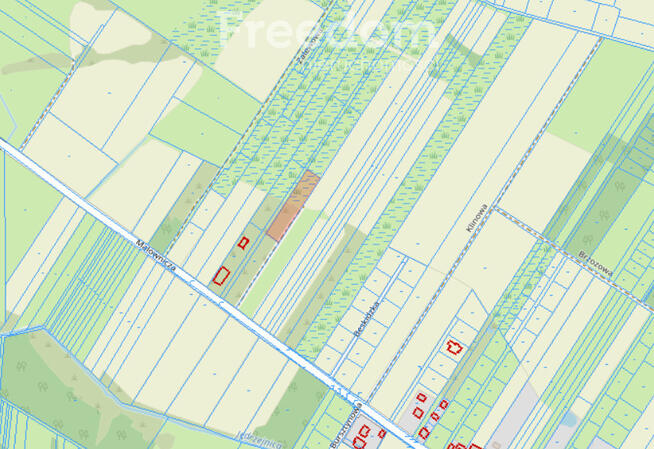 Działka w Kącku gm. Wiązowna