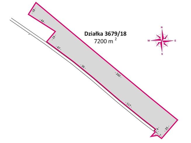 Działka 72 ar przy lesie – Malawa blisko Rzeszowa