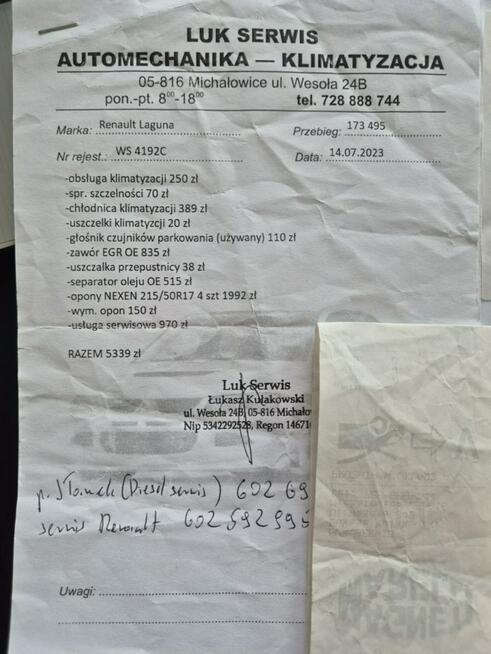 Renault Laguna 2.0 dCi 150KM * GWARANCJA * bose * nawi * serwis * zadbany * Wawa