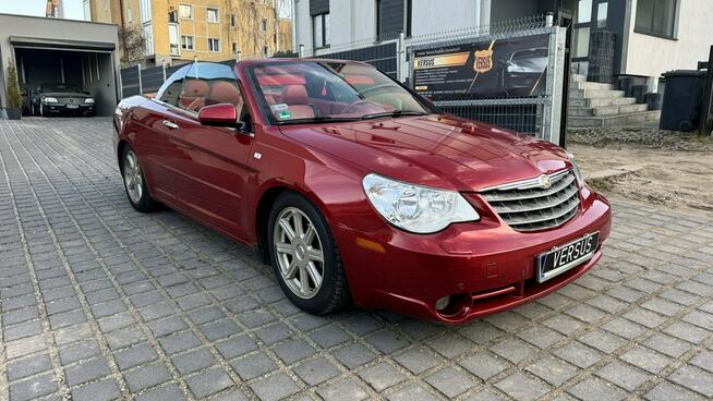 Chrysler Sebring Cabrio Hard Top 2.7 V6 Automat 186KM czerwone skóry Nagłoś. Boston AC